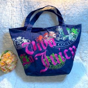 Vintage Denim Juicy Couture Tote Bag